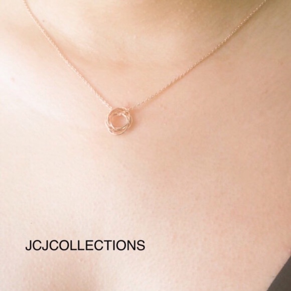 ✨Rose Gold Ring Necklace✨ - Picture 3 of 4